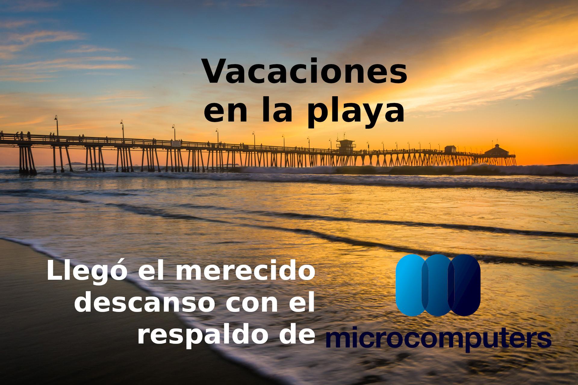 Vacaciones en la playa.