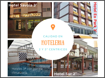 hoteles savoia, eo park y sur