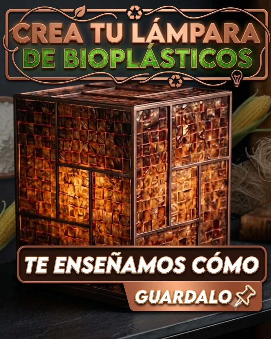 LAMPARA JAPONESA DE BIOPLASTICO