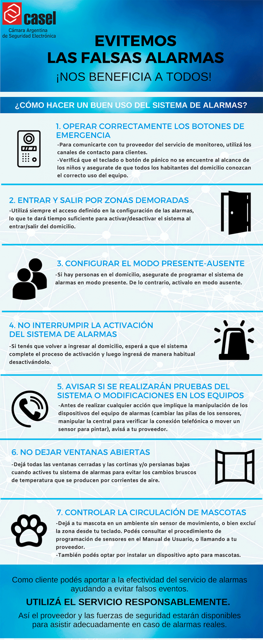 Siete Consejos Para Evitar los Falsos Disparos de Alarmas Domiciliarias