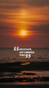 Escúchate, ahí comienza todao