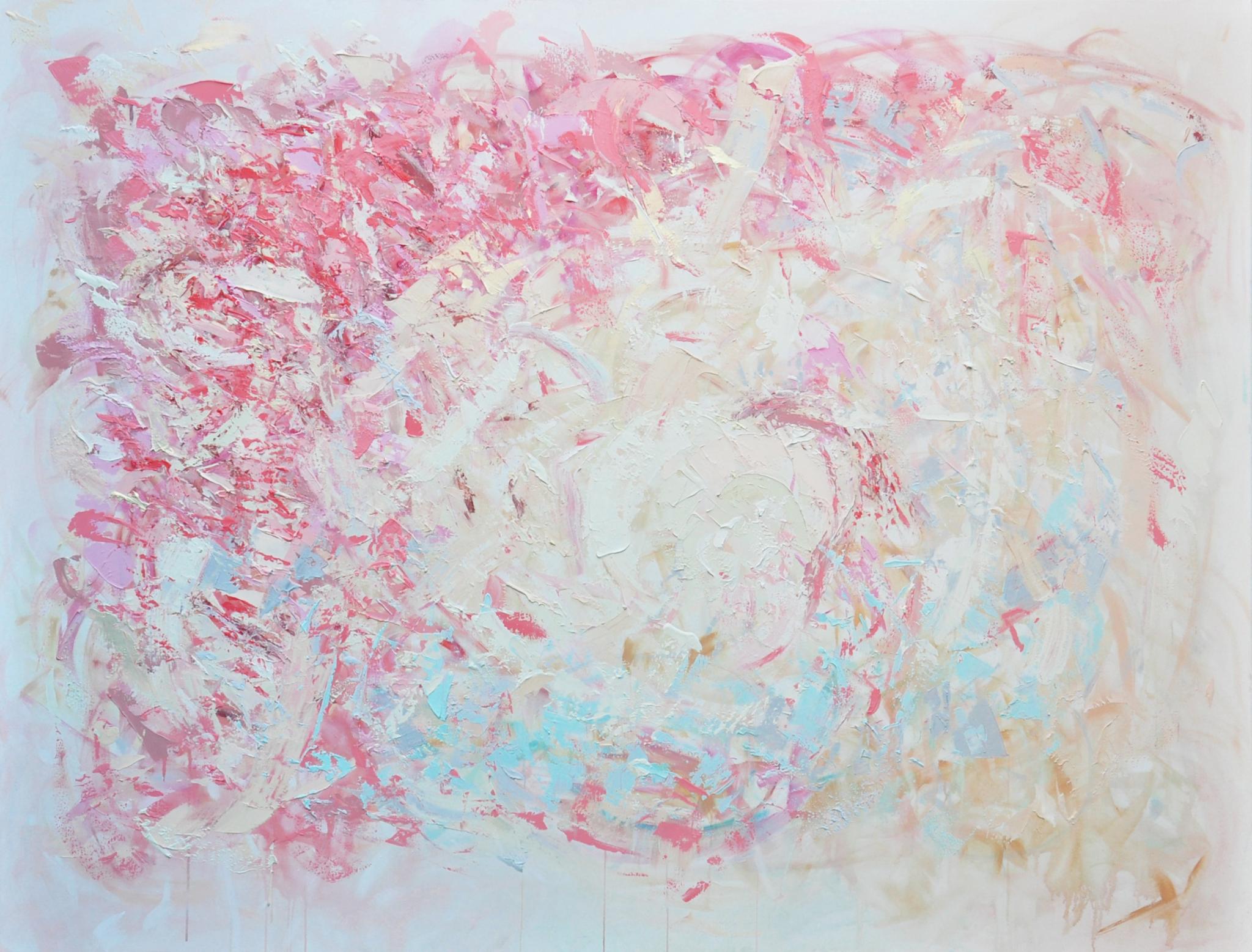 acrílico y gesso sobre lienzo - 200 x 150 cm.