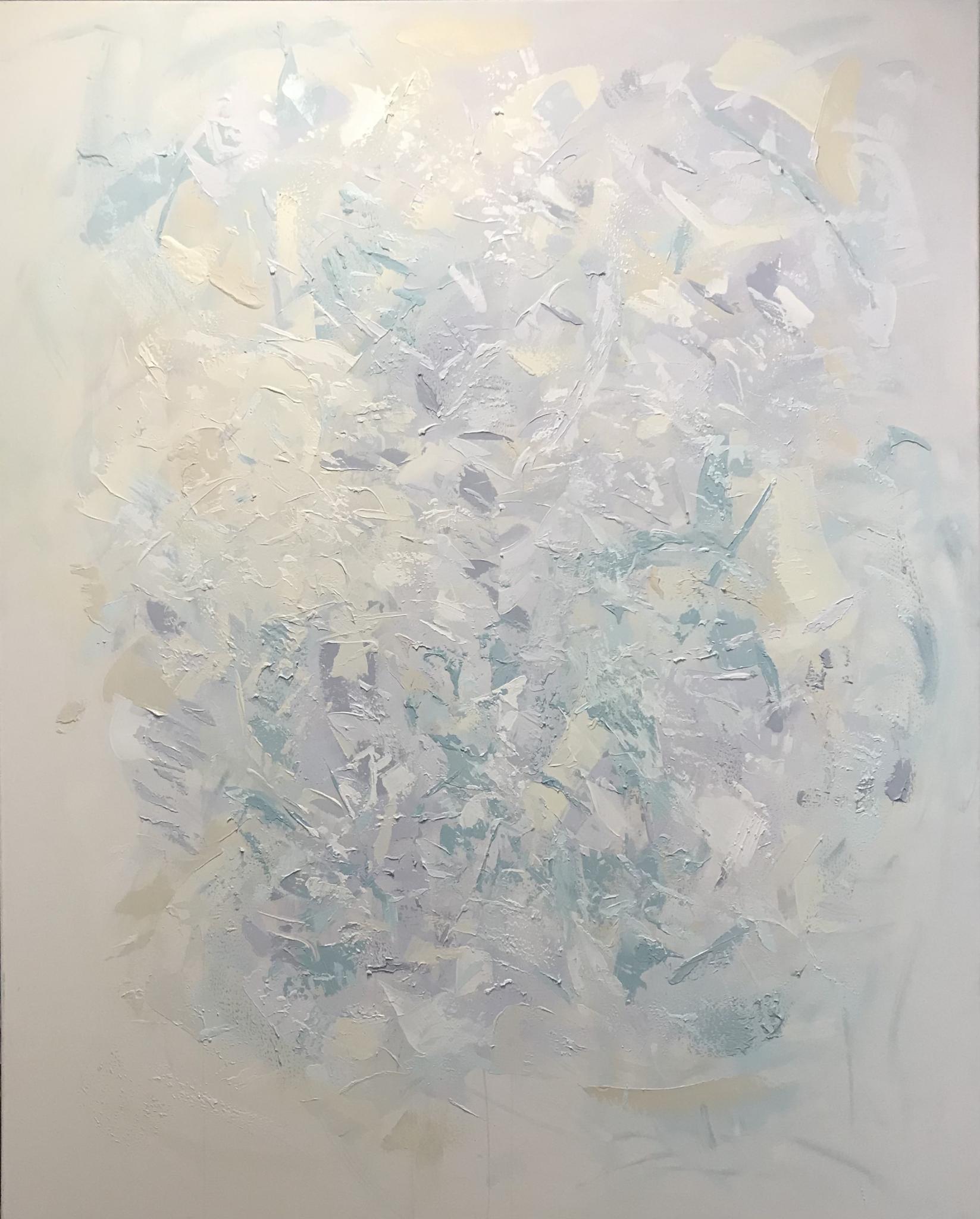 acrílico y gesso sobre lienzo - 150 x 120 cm.