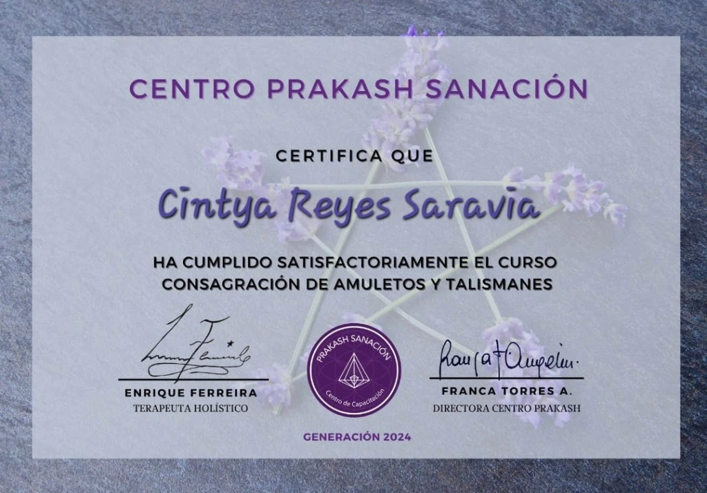 Curso Consagración de Amuletos y Talismanes