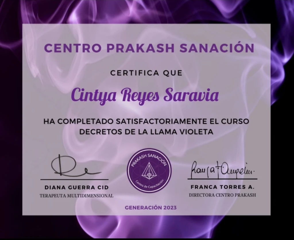 Curso Decretos de la Llama Violeta