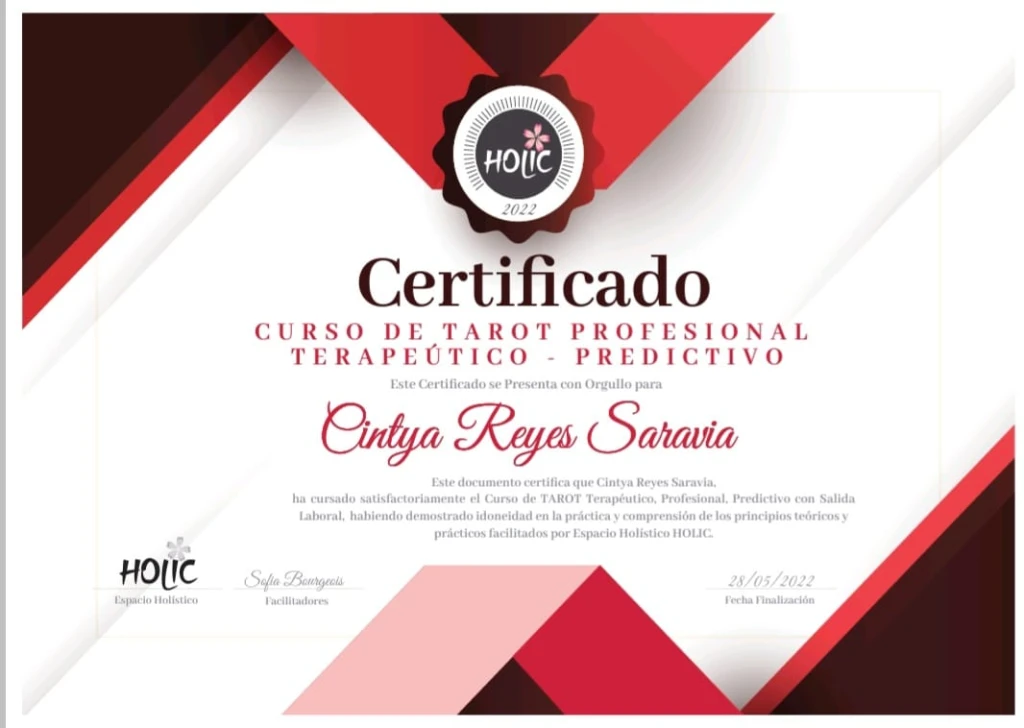 Curso de Tarot Profesional Terapéutico y Predictivo