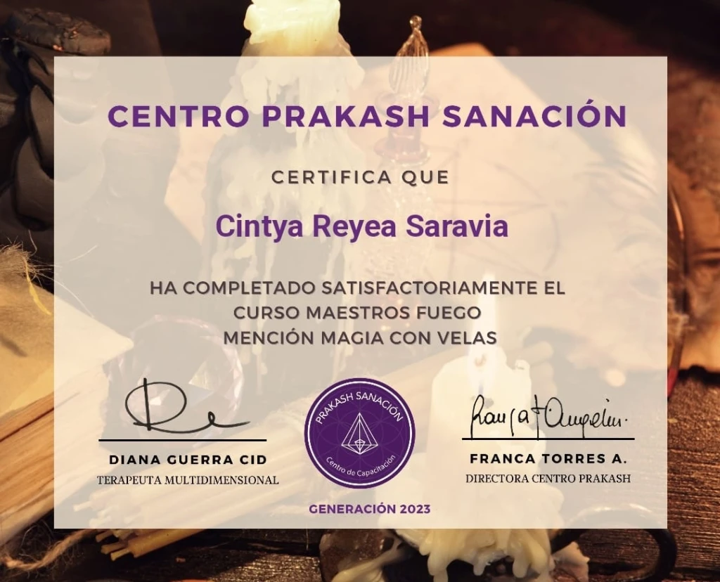 Curso Maestros Fuego Mención Magia con Velas