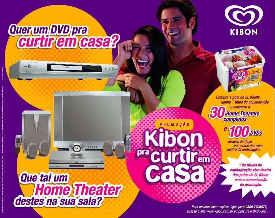 lanzamiento - Promo "Kibon pra curtir em casa" - Afiche