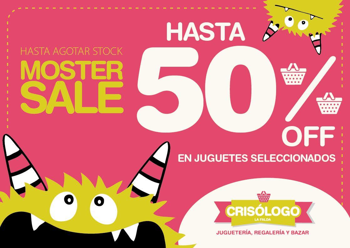 lanzamiento - Promo "Moster Sale" - Afiche