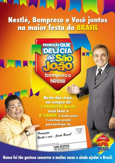 lanzamiento - Promo "Que delicia de SÃO JOÃO" - Afiche