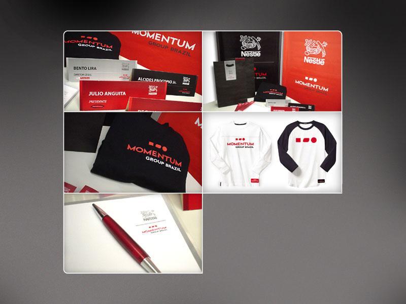 Presenting logomarca y Merchandising