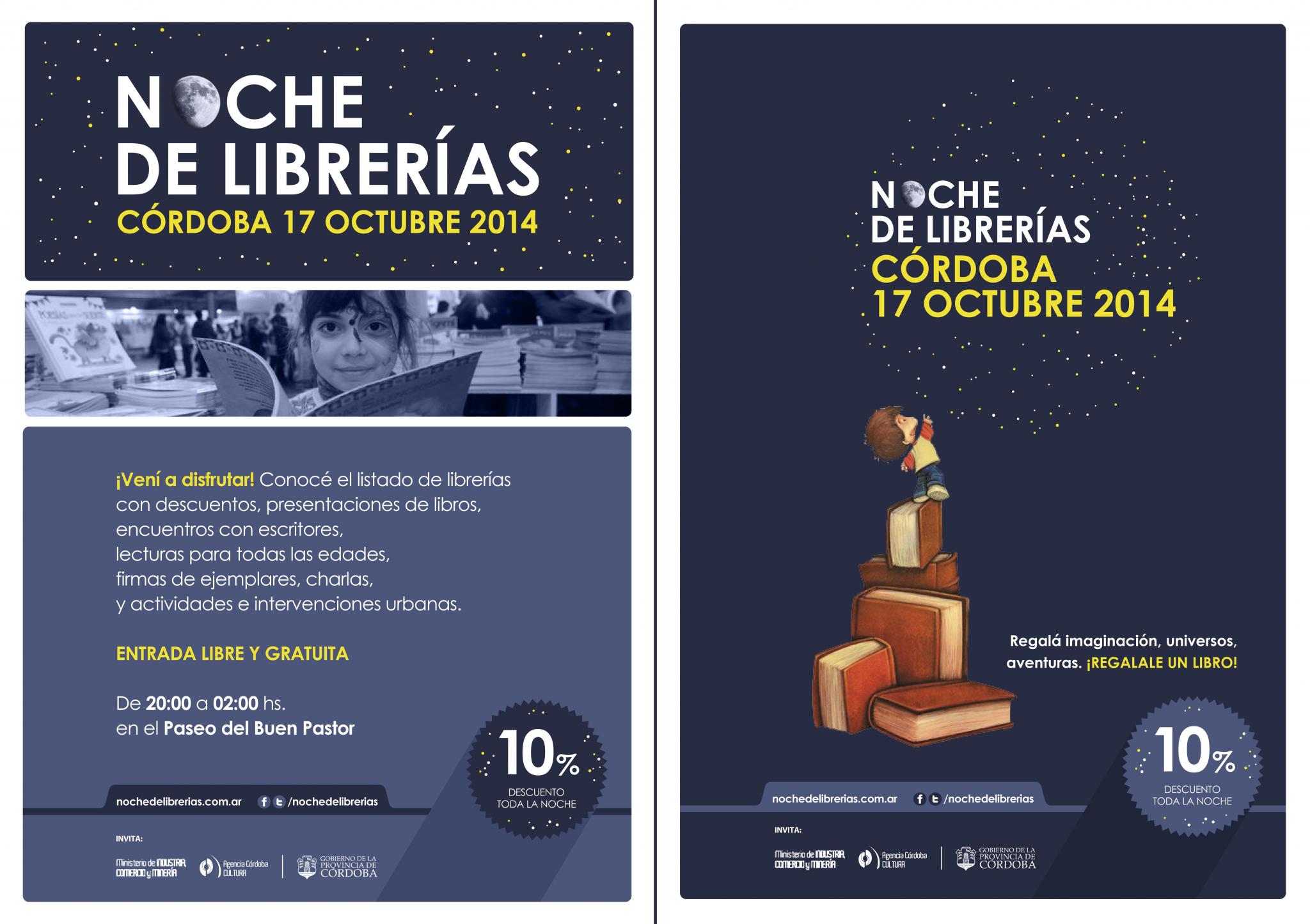 evento lanzamiento "noche de librerías"