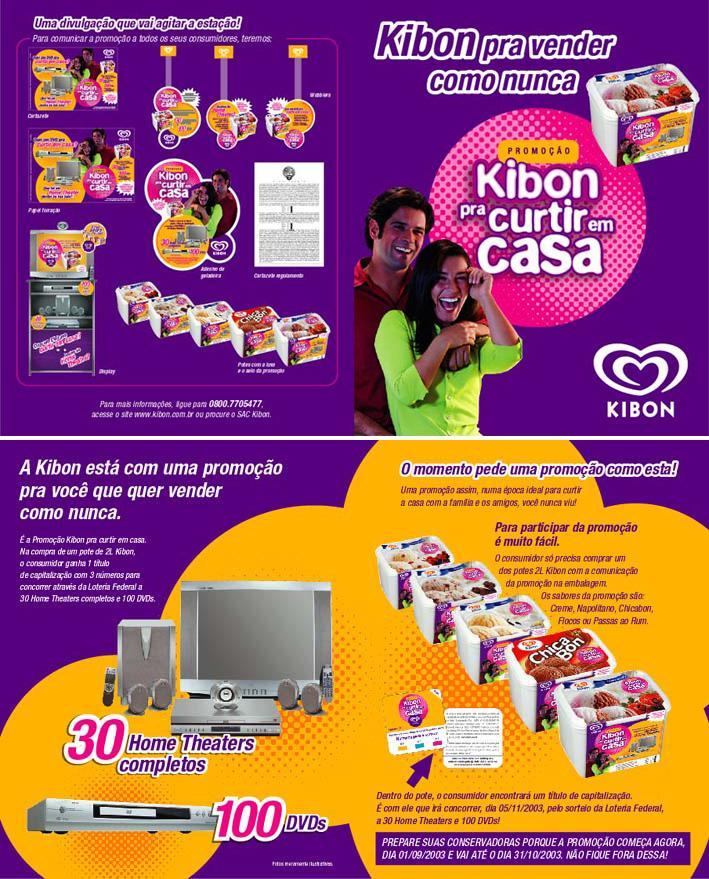 lanzamiento - Promo "Kibon pra curtir em casa" - folleto