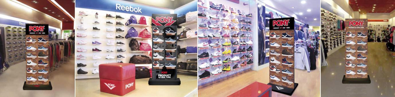 branding showroom - Exhibidores PONY