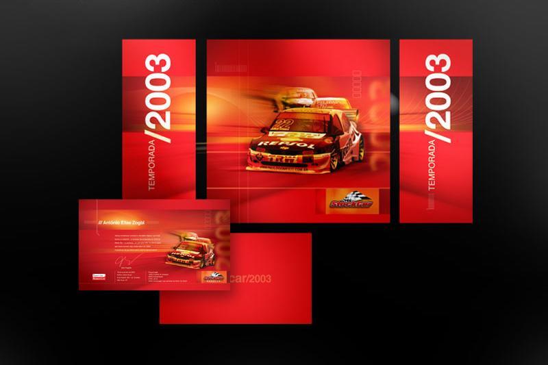 evento lanzamiento - temporada 2003 - invitación y banners
