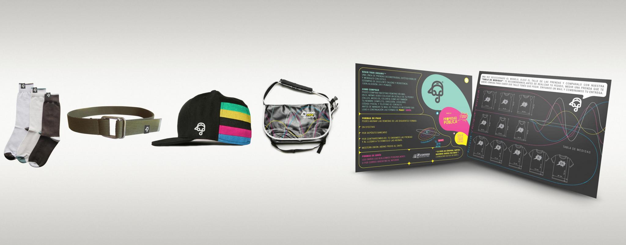 lanzamiento temporada primavera/verano - accesorios y folleto comercial