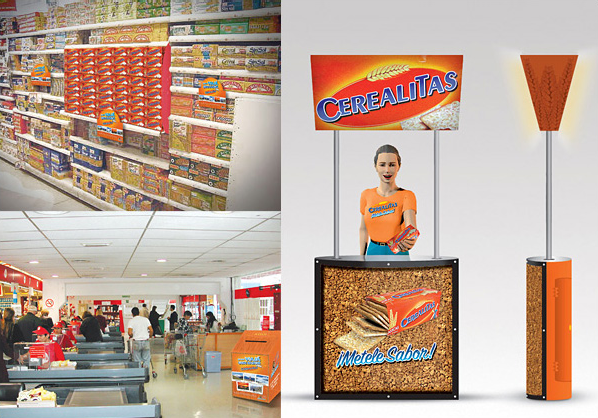reposicionamiento - Promo "Metele sabor" - stand, cuponera y display góndola